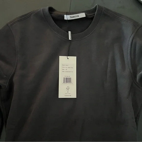 Thakoon XS Gray Open Back Sweater Dress Knee Length Casual - Picture 5 of 6